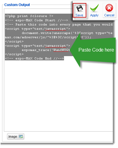 Paste Code and Save