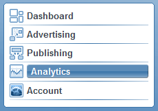 Select Analytics from the Menu